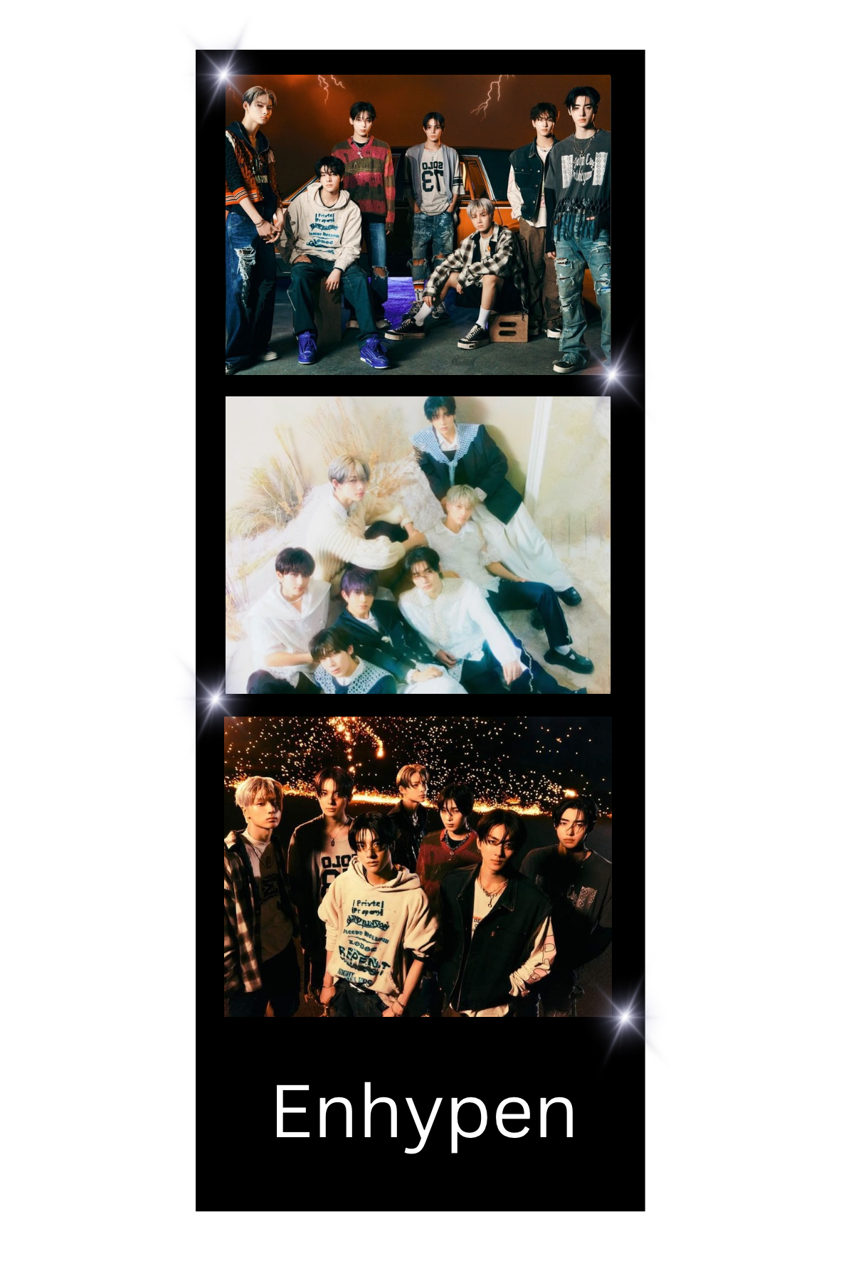 Polaroïd Enhypen Groupe
