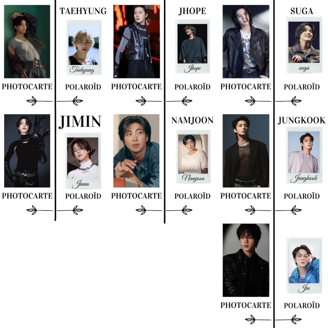 Pack Photo BTS