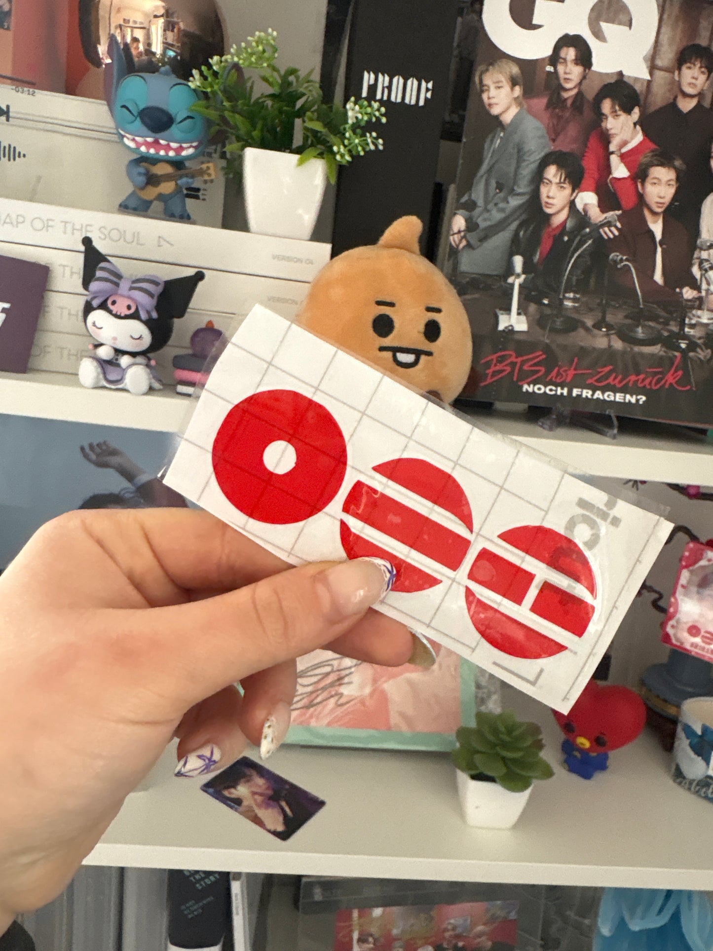 Stickers à lightstick BTS