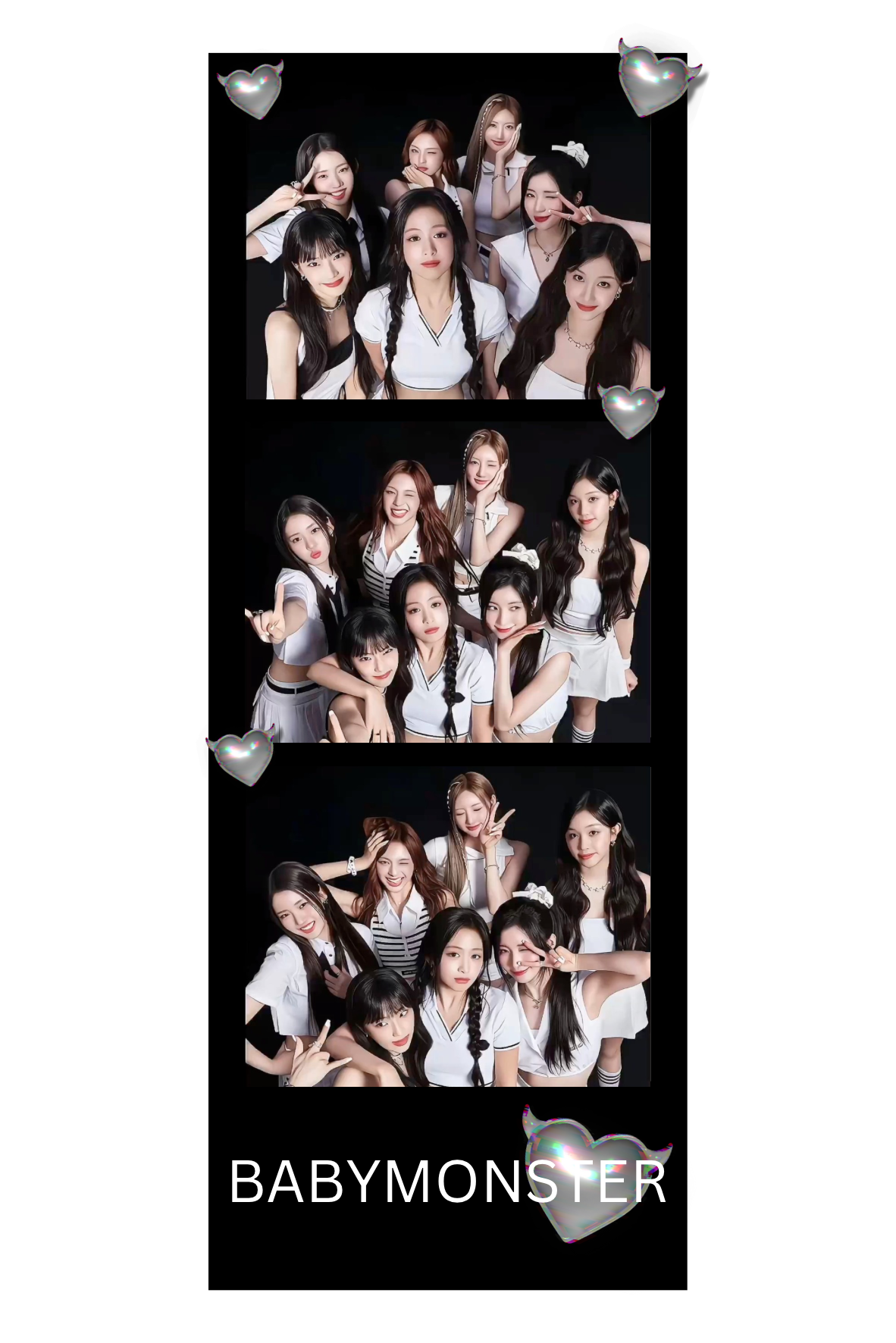 Polaroïd groupe BabyMonster