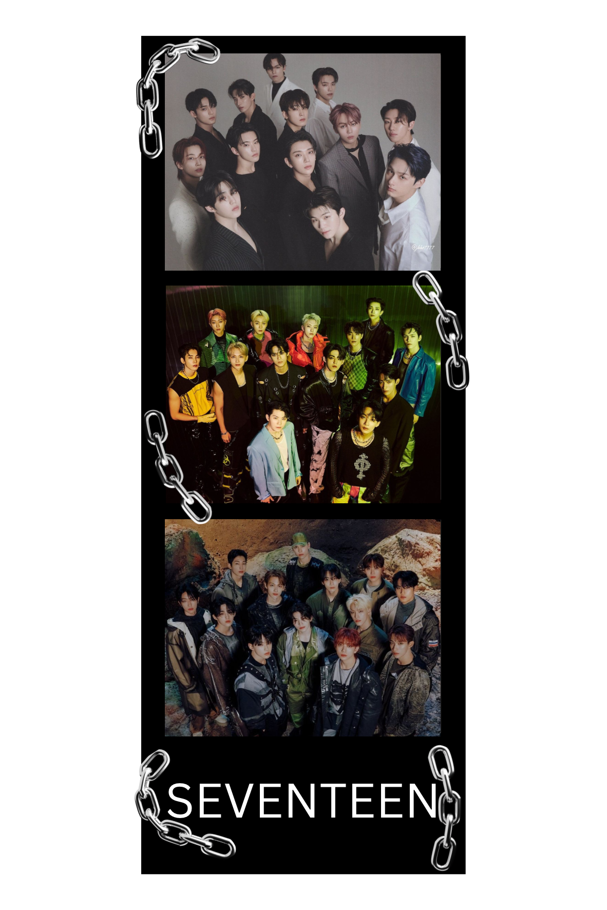 Polaroïd groupe Seventeen