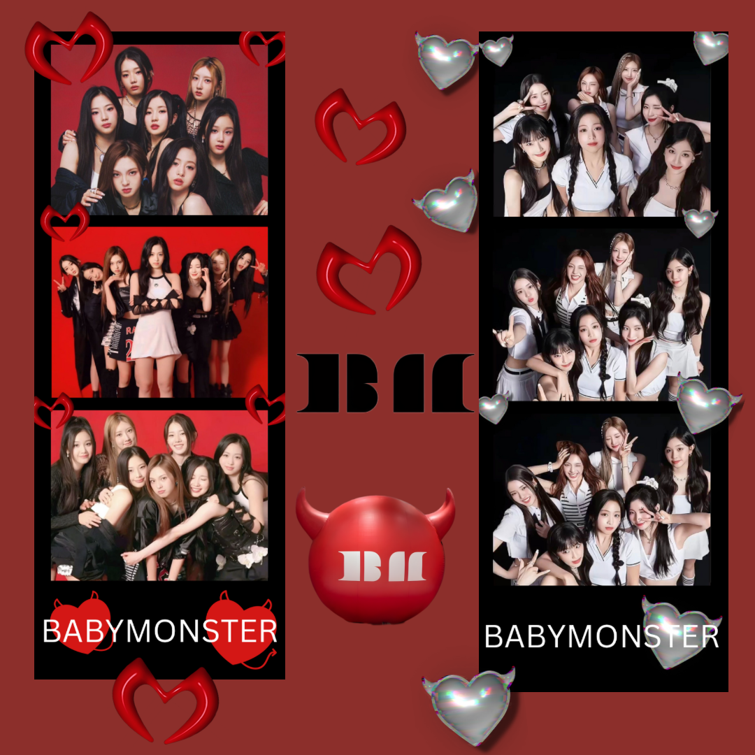 Polaroïd groupe BabyMonster
