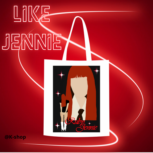 Tote bag Like Jennie