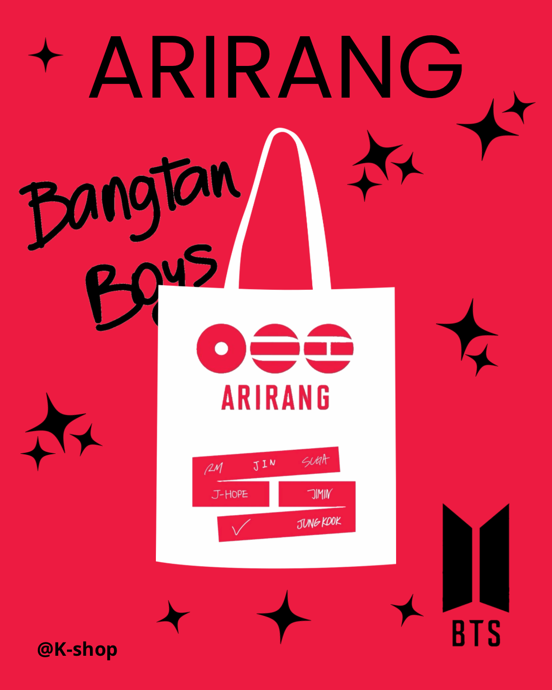 Tote bag BTS ARIRANG