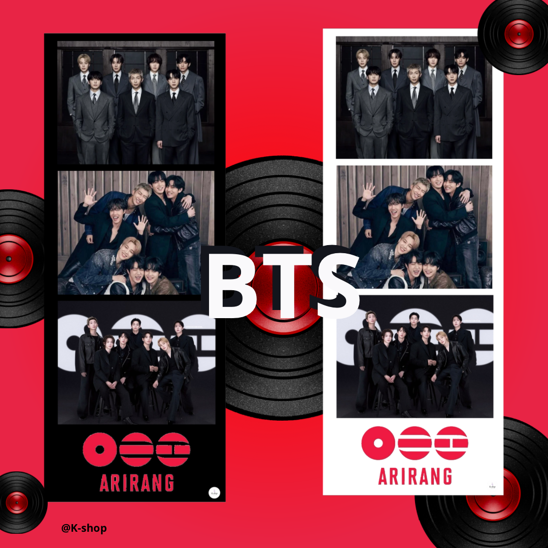 Polaroïd groupe BTS ARIRANG