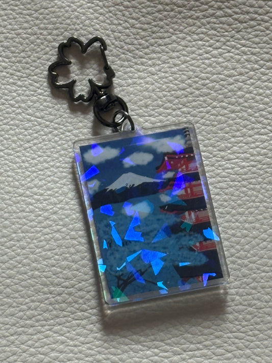 Porte-clé Japon holographique