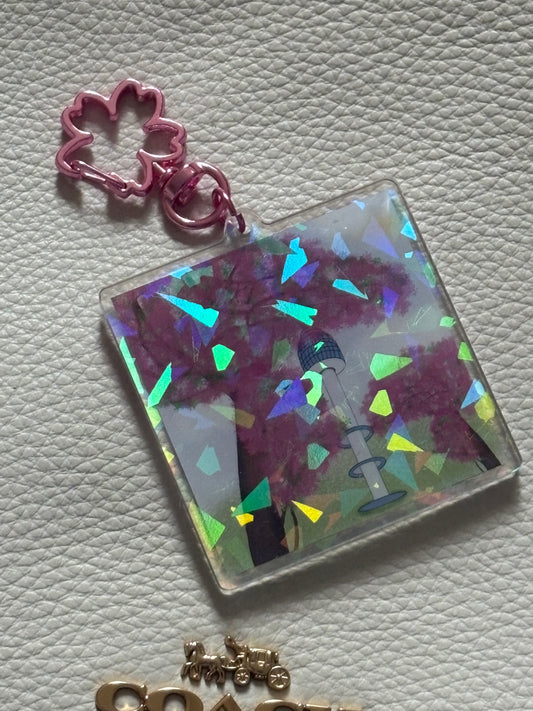 Porte-clé Corée du Sud holographique