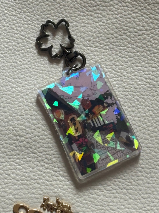 Porte-clé Japon holographique